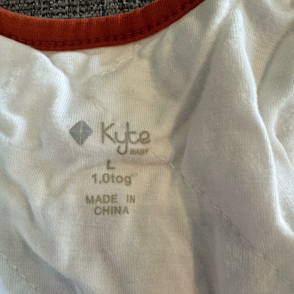 Kyte Baby bamboo sleep sack in orange - Picture 2 of 2